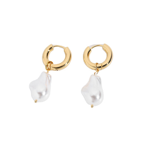 PEARL CHARM EARRINGS