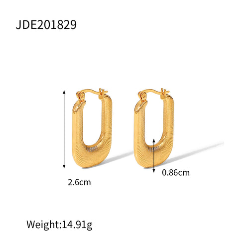 U SHAPED EARRING
