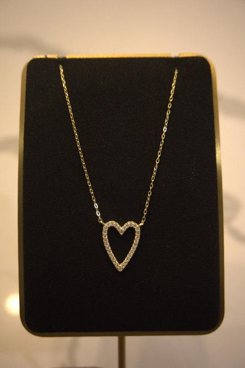 ICED HEART NECKLACE